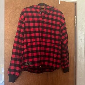 The Vermont flannel company, hooded sweatshirt..